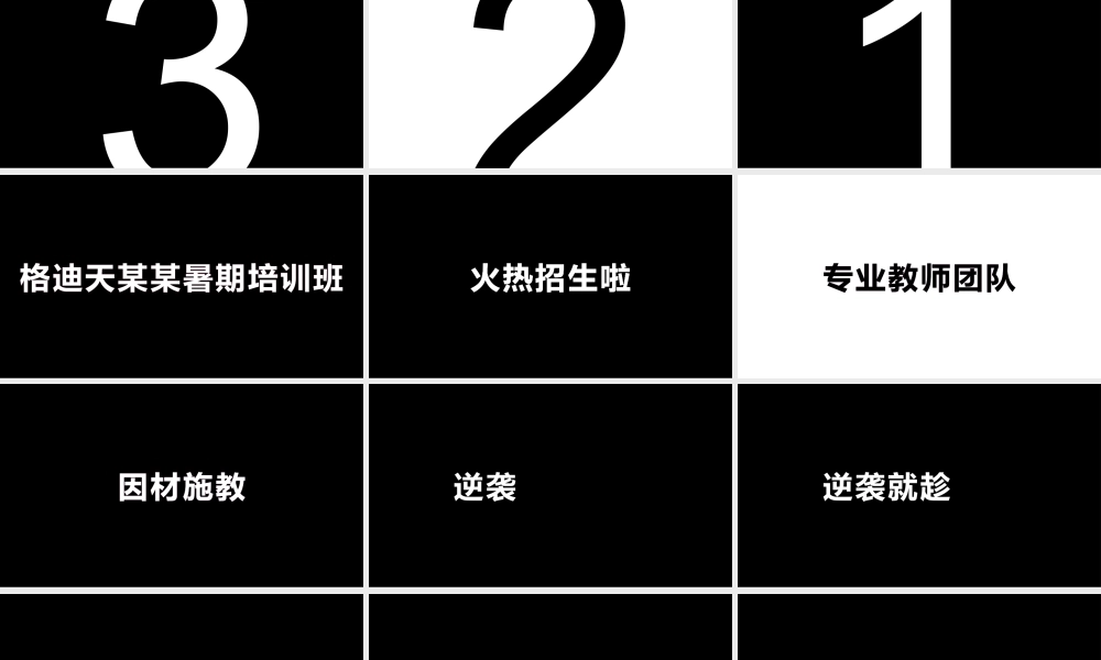 【编号146】暑假培训班招生快闪模板.pptx