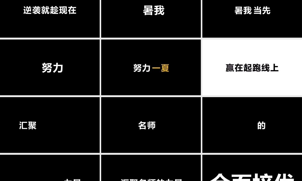 【编号146】暑假培训班招生快闪模板.pptx