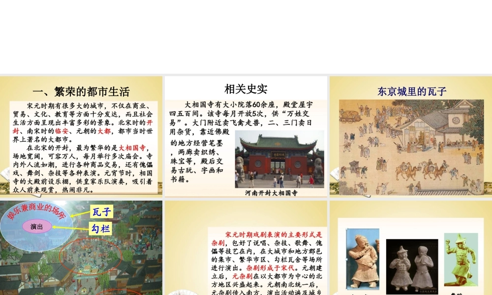 3：第12课 宋元时期的都市和文化（共29张PPT）.ppt