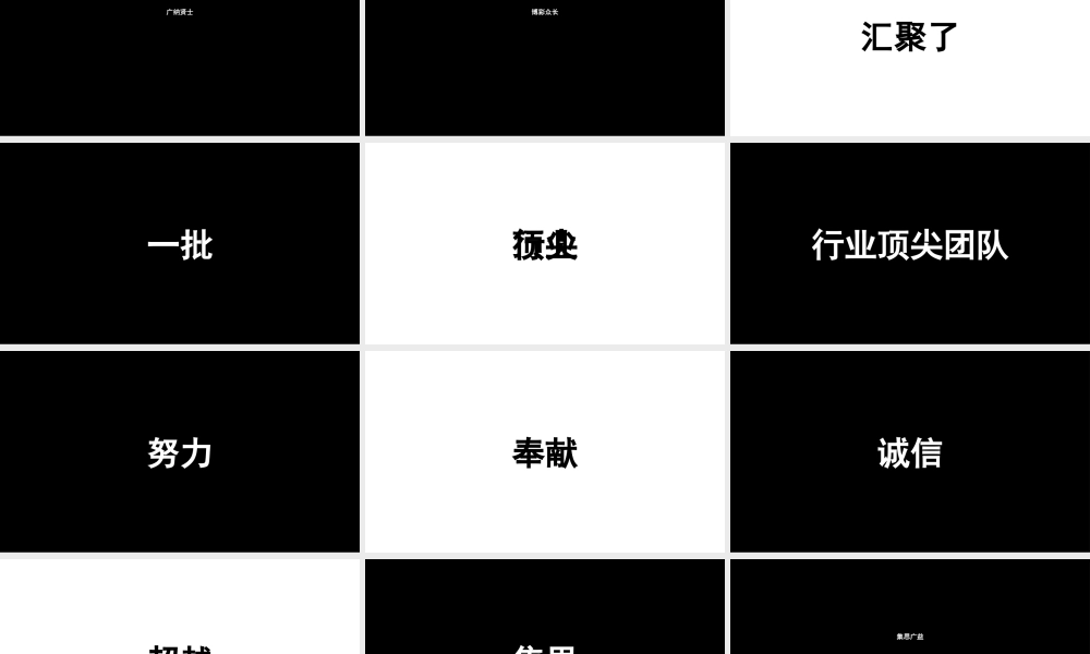 【模板17】炫酷黑白文字快闪企业宣传介绍PPT模.pptx
