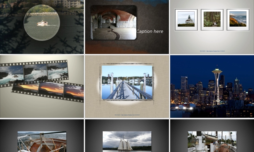 55例PPT图片切换动画模板.ppt