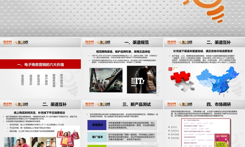 2010年淘宝网六大营销价值案例分享.ppt