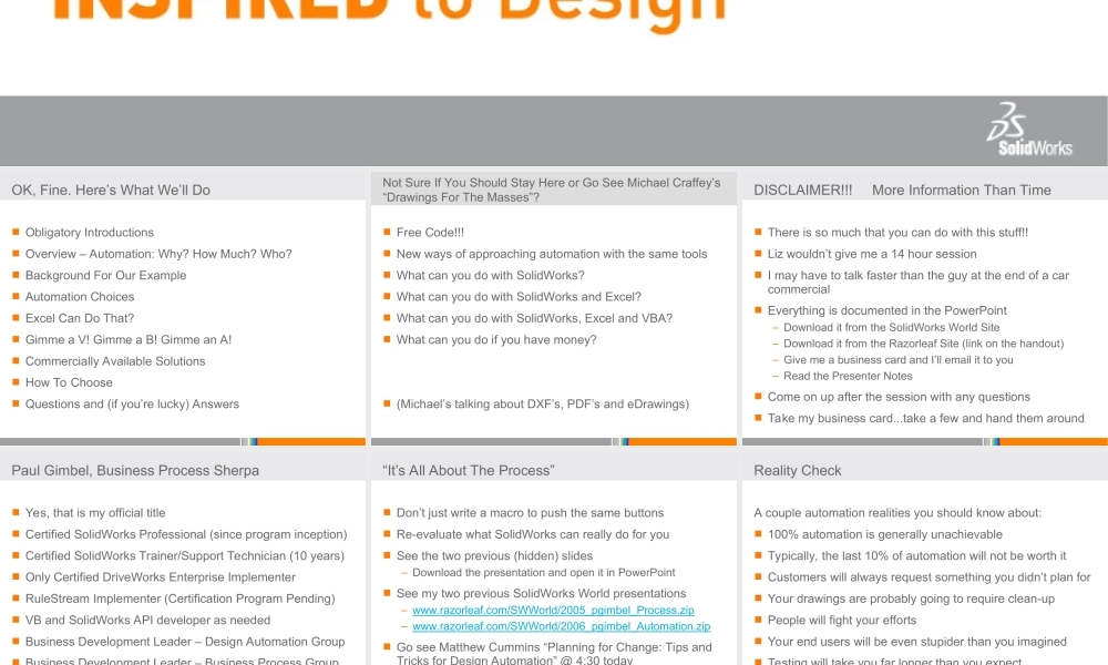 automatingyourdesigns-excelvbaandbeyond-100122075202-phpapp01.ppt