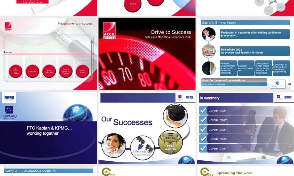 Conference Sample Slides - April 2007.ppt