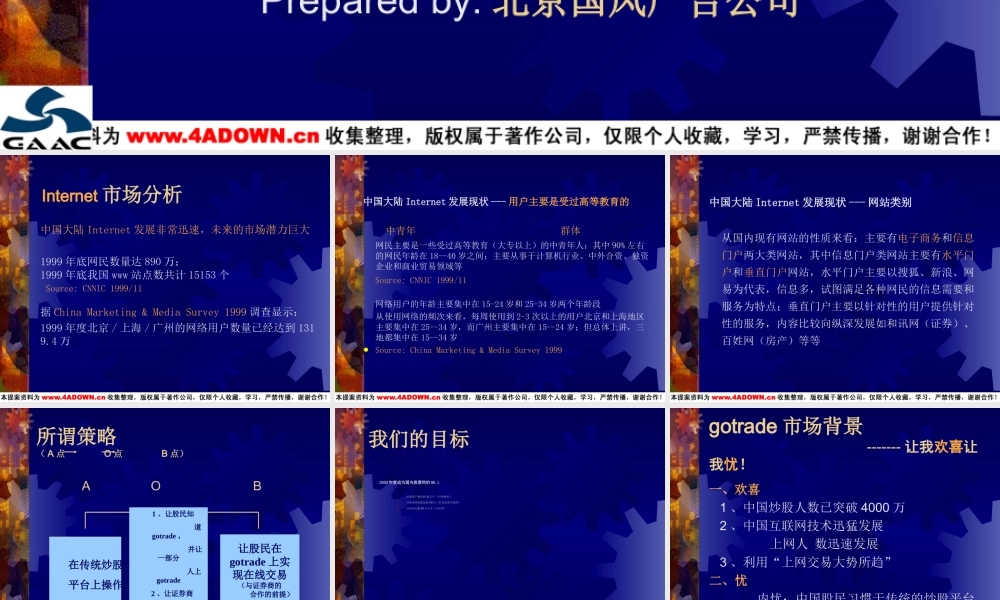Gotrade股票网上市期宣传推广方案.PPT