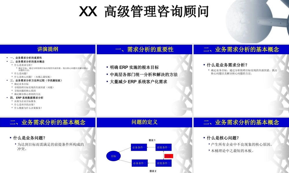 ERP业务需求分析方法.ppt