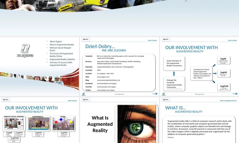 IAB Poland - Zugara Augmented Reality Presentation.ppt