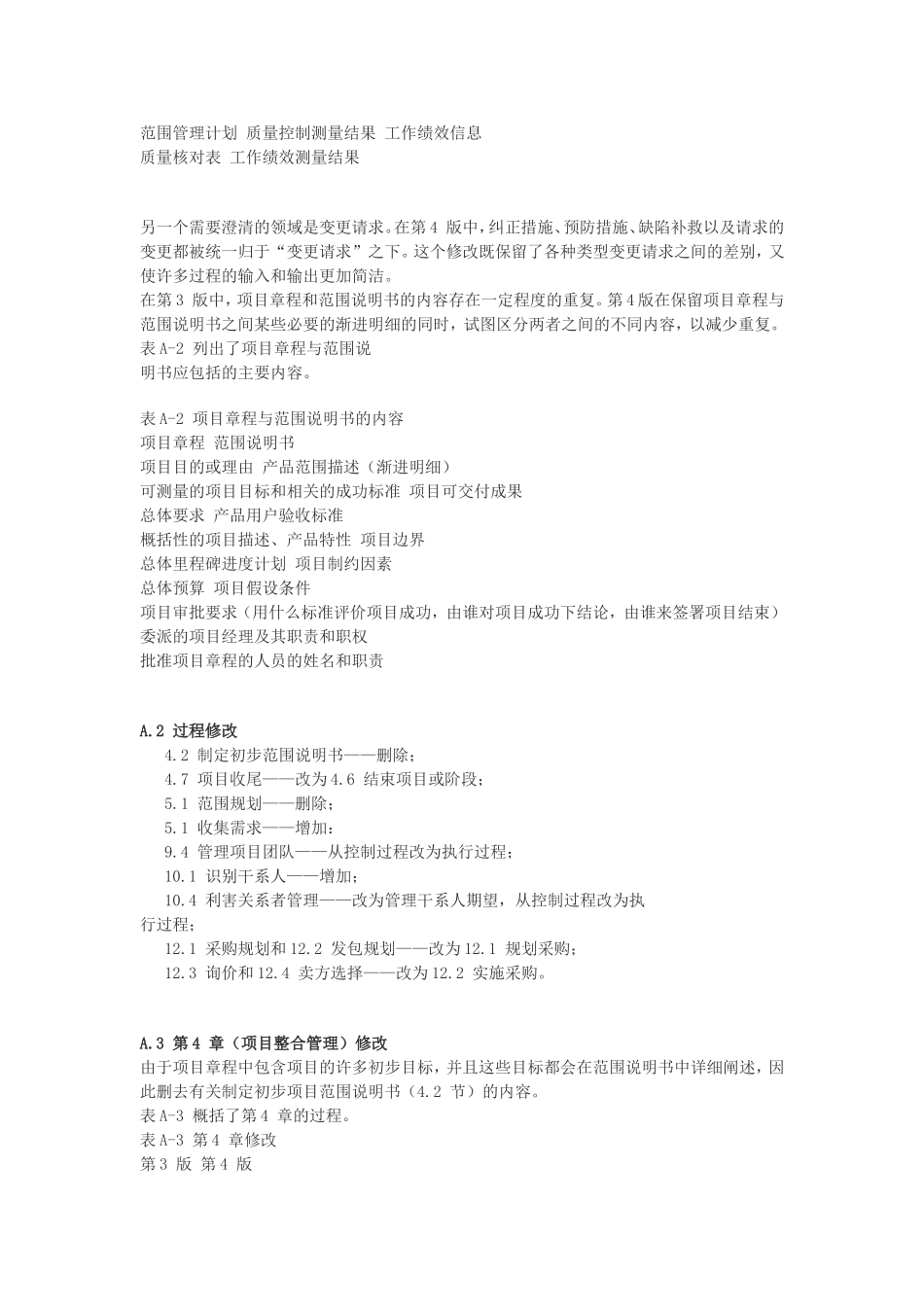 PMBOK2008 第四版 所做修改 -摘自原书.doc_第2页