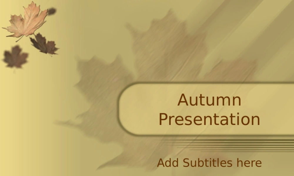 p-Autumn Presentation.ppt