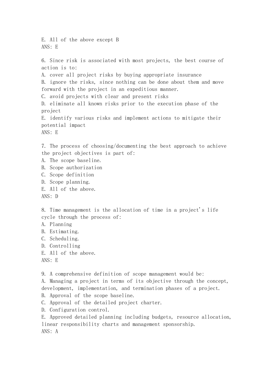 PMP试题(435道).doc_第2页