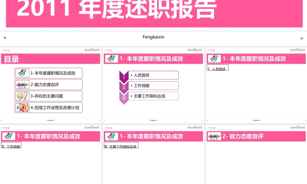 2011年度述职报告.ppt