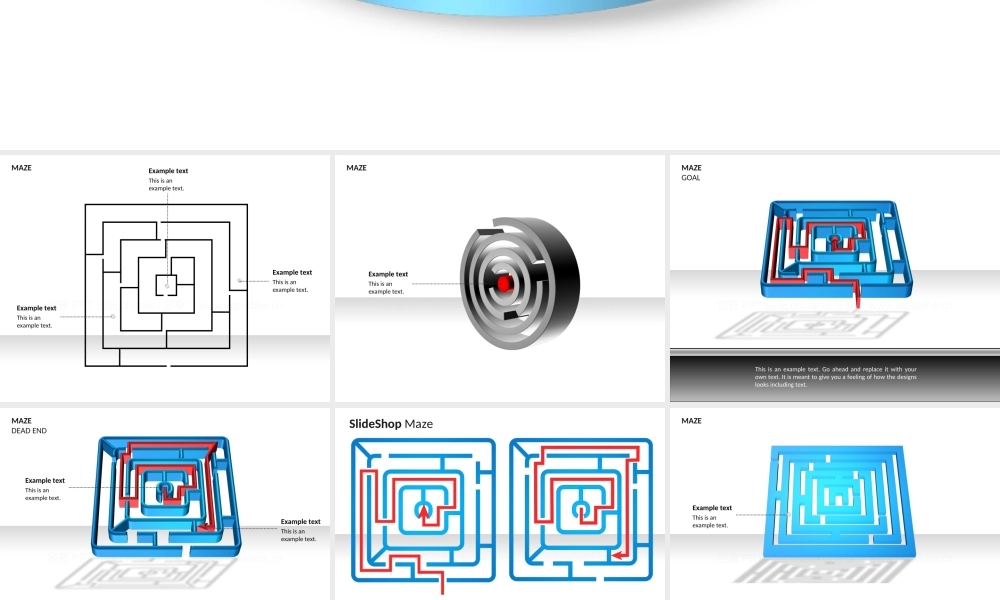 slideshop专业PPT图表-迷宫.ppt
