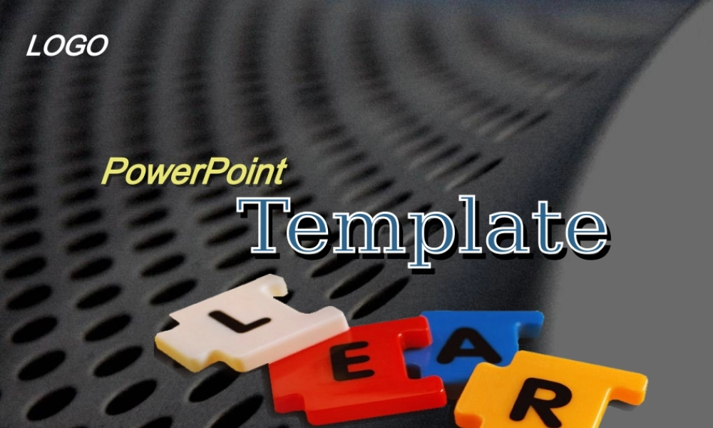 TG黑底拼图PPT模板.ppt