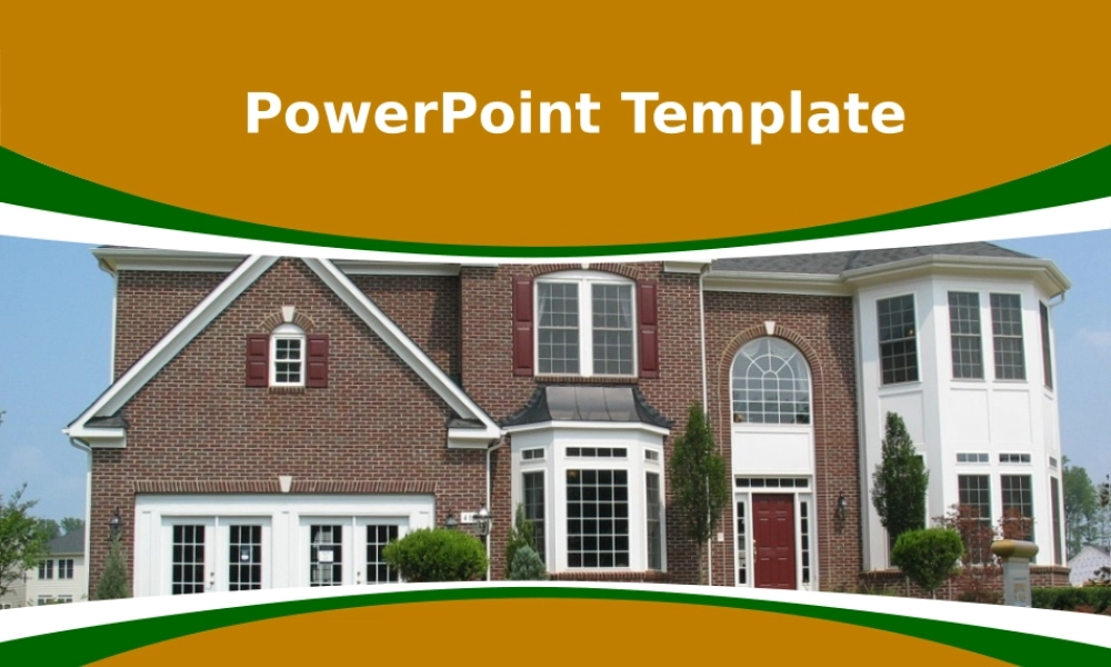 TG别墅褐色PPT模板.ppt