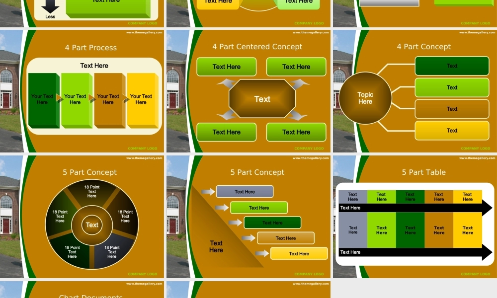 TG别墅褐色PPT模板.ppt
