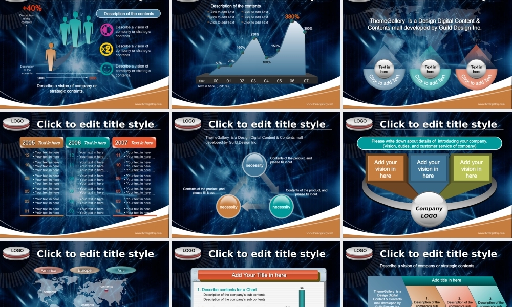 TG递进关系PPT模板.ppt