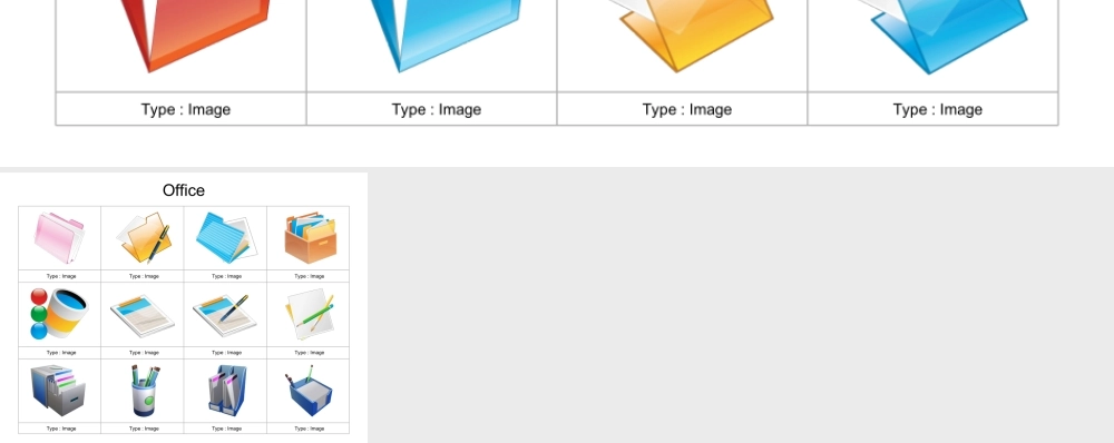 办公图标素材－公司PPT模板素材.ppt