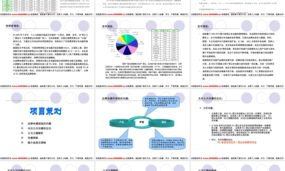 TCL笔记本电脑新品发布投标方案.ppt