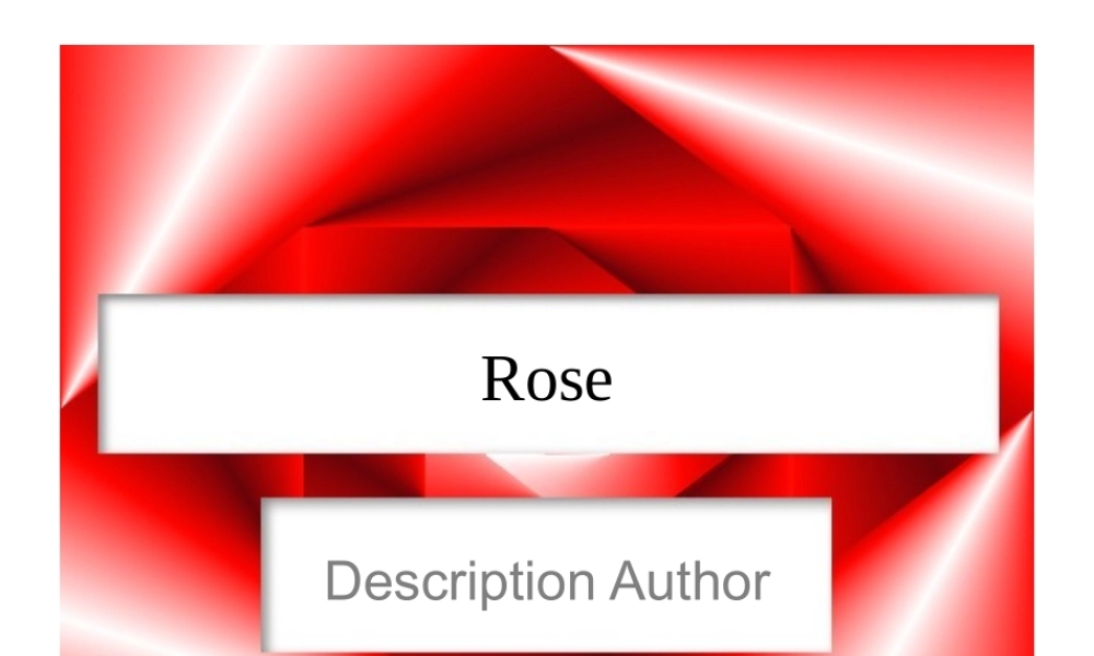 抽象玫瑰花.ppt