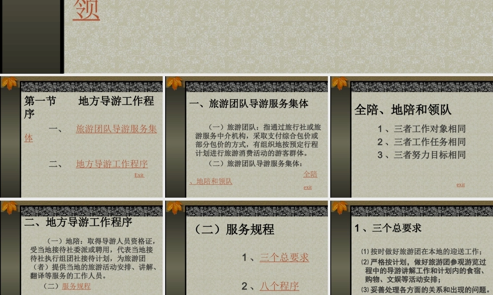 导游服务的程序与规范.ppt