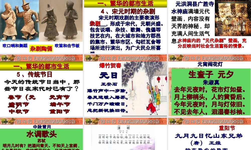 第12课宋元时期的都市和文化.ppt