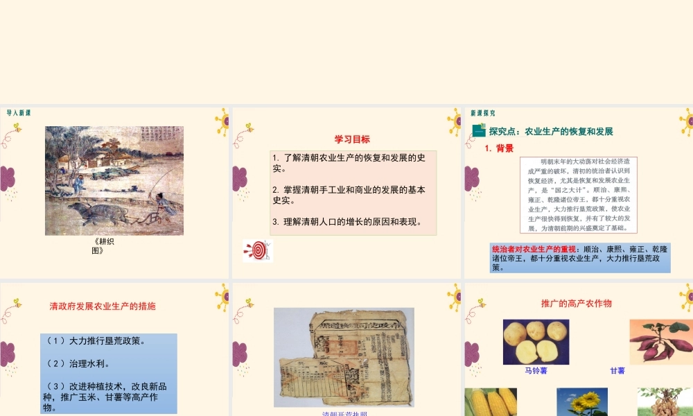 第19课清朝前期社会经济的发展.ppt