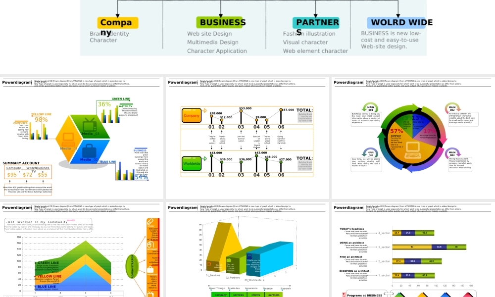 VitaminD出品ppt图表50张.PPT