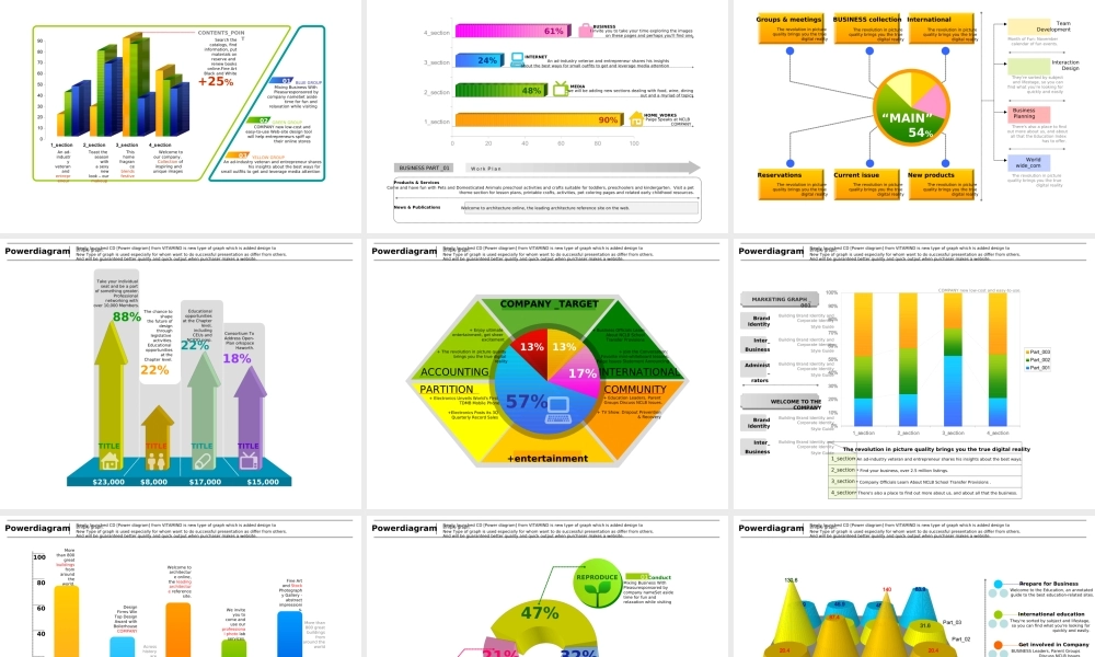 VitaminD出品ppt图表50张.PPT