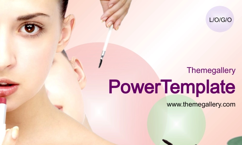 TG彩妆粉色PPT模板.ppt