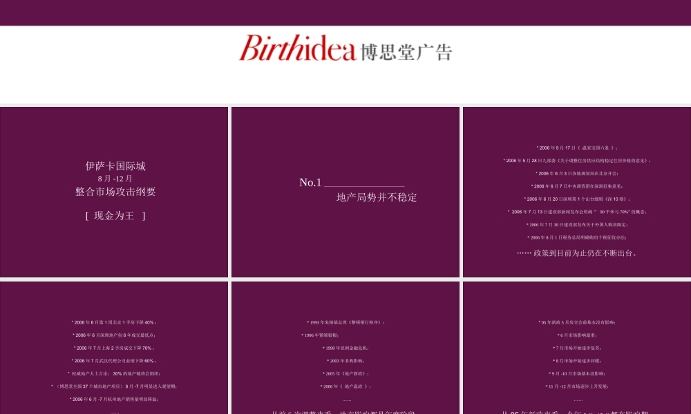 博思堂-杭州依萨卡国际城房地产项目整合市场攻击方案-63PPT.ppt