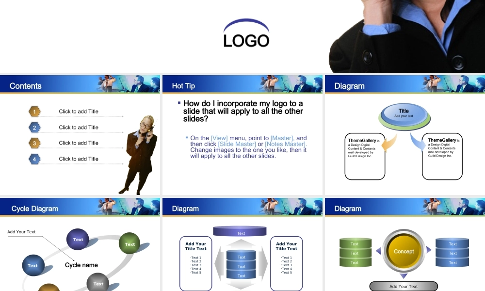 TG商务沟通蓝色PPT模板.ppt