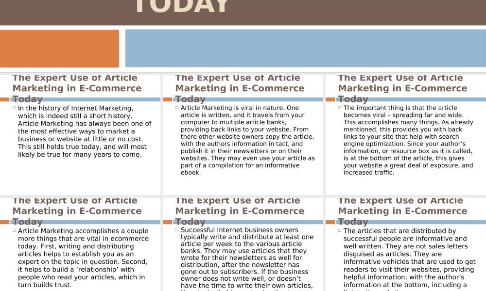 the-expert-use-of-article-marketing-in-ecommerce-1209740019926854-9.ppt