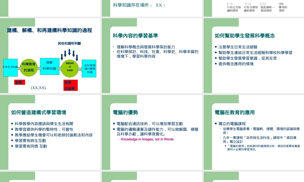 电脑在科学教学方面的应用.ppt