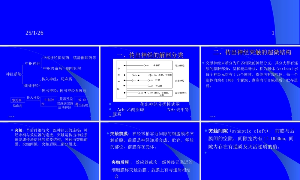 传出神经系统药理概论.ppt