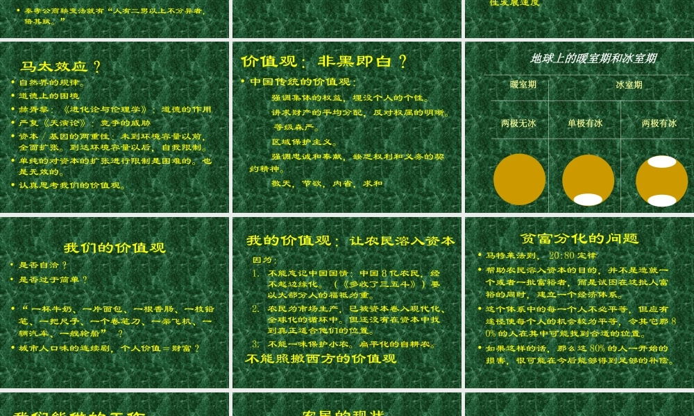 环保价值理念.ppt