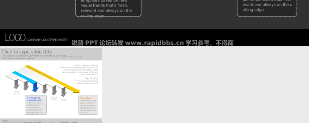 韩国PPTKOREA出品酷黑商务精美PPT图表60张-锐普ppt论坛 (47).ppt