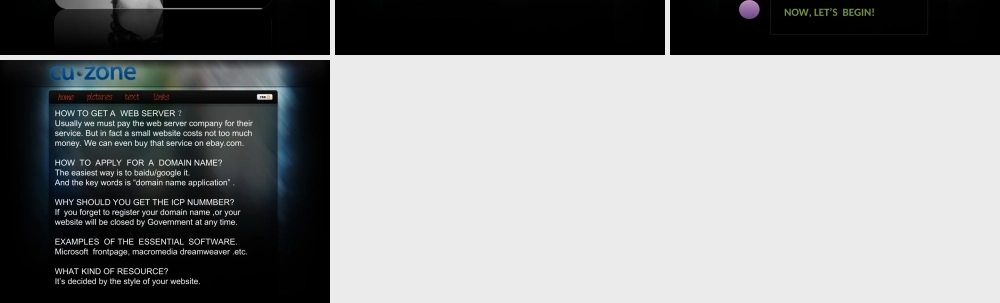 黑与蓝网页式PPT.ppt