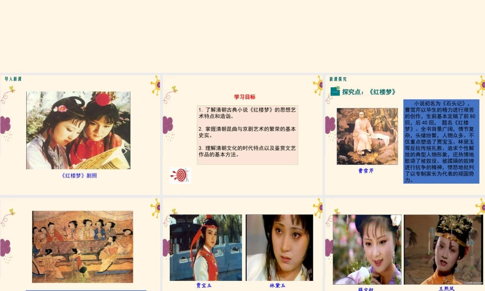 第21课清朝前期的文学艺术.ppt