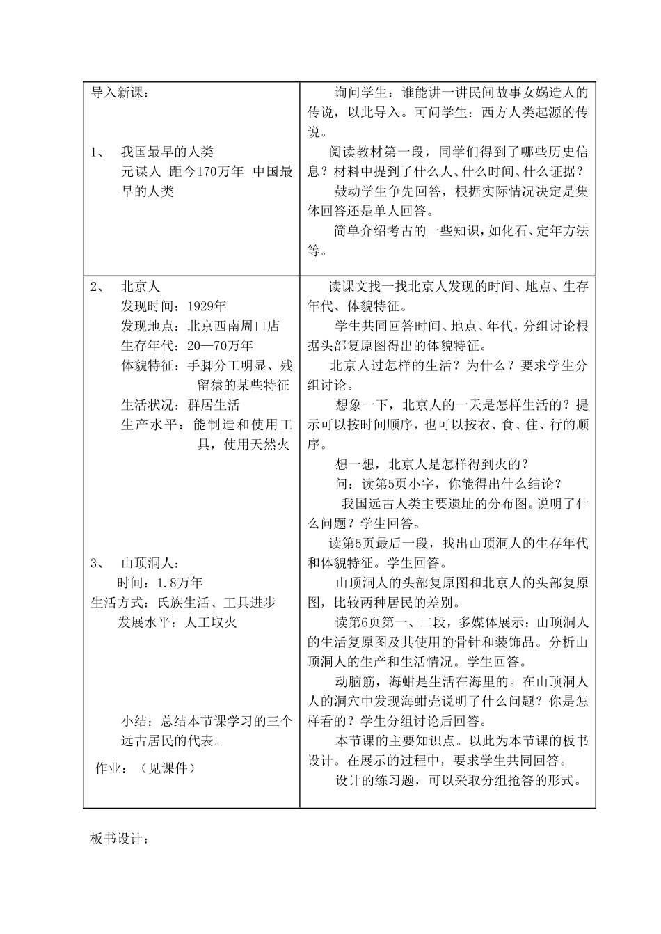 第5套：部编人教版7年级历史上册全册教案（55页）【含板书】.doc_第2页