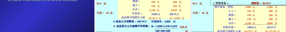 成本計算课程教案.ppt