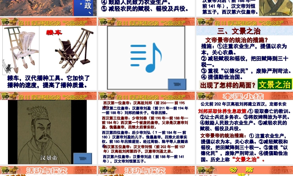 第11课西汉建立和“文景之治”.ppt