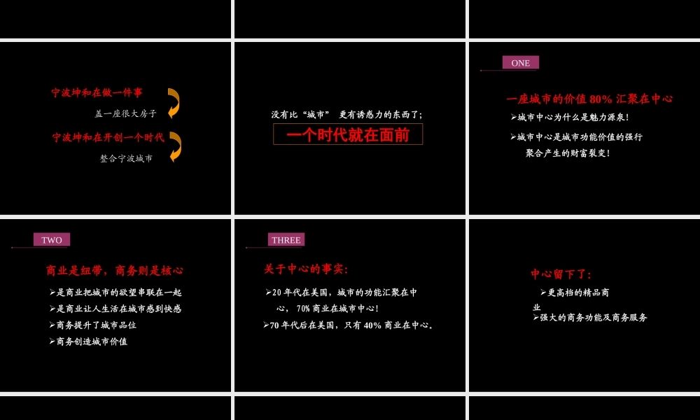 黑狐-宁波坤和中心商业写字楼项目策略构想-38PPT.ppt