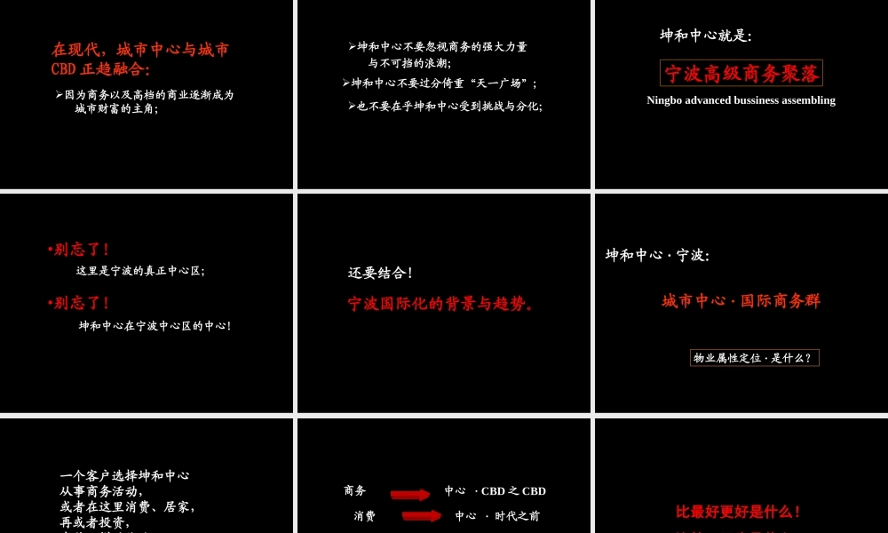 黑狐-宁波坤和中心商业写字楼项目策略构想-38PPT.ppt