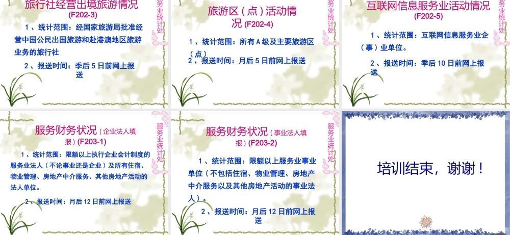 服务业统计制度培训.ppt