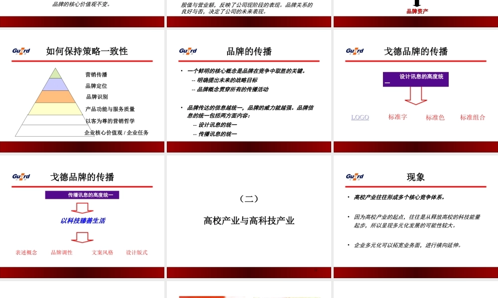 戈德品牌传播规划.ppt