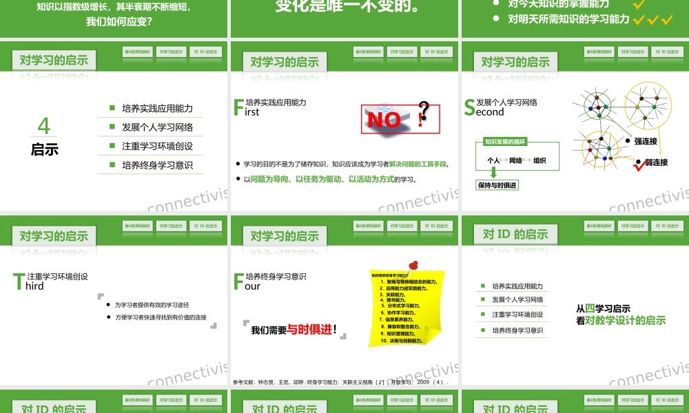 关联主义第四条原则阐述.ppt