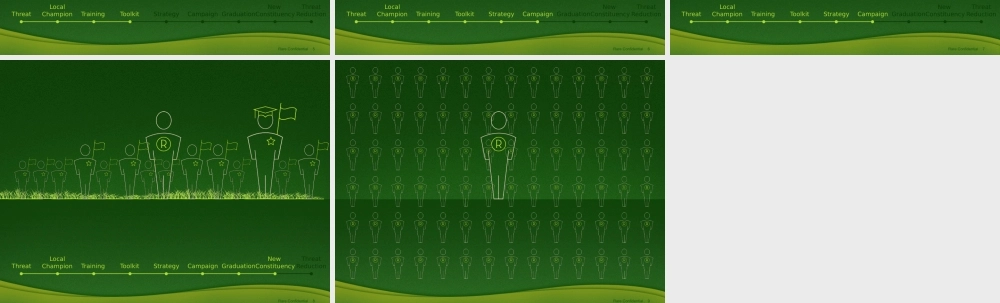 简笔画深绿色模板.pptx