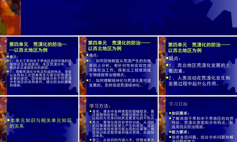 荒漠化的防治.ppt