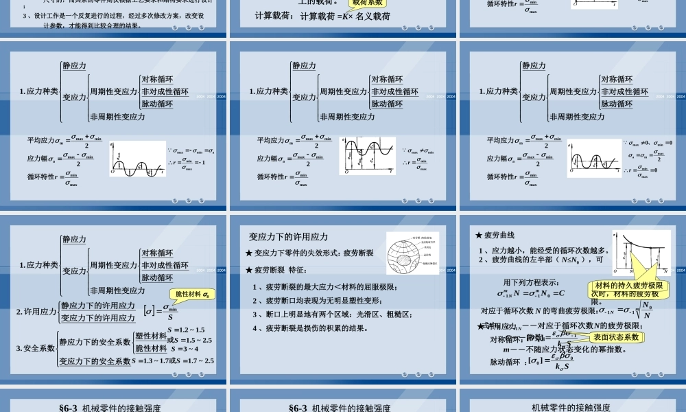 机械零件设计概论.ppt