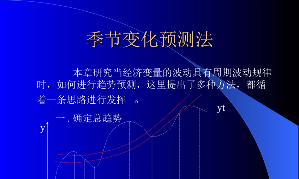 季节变化预测法.ppt